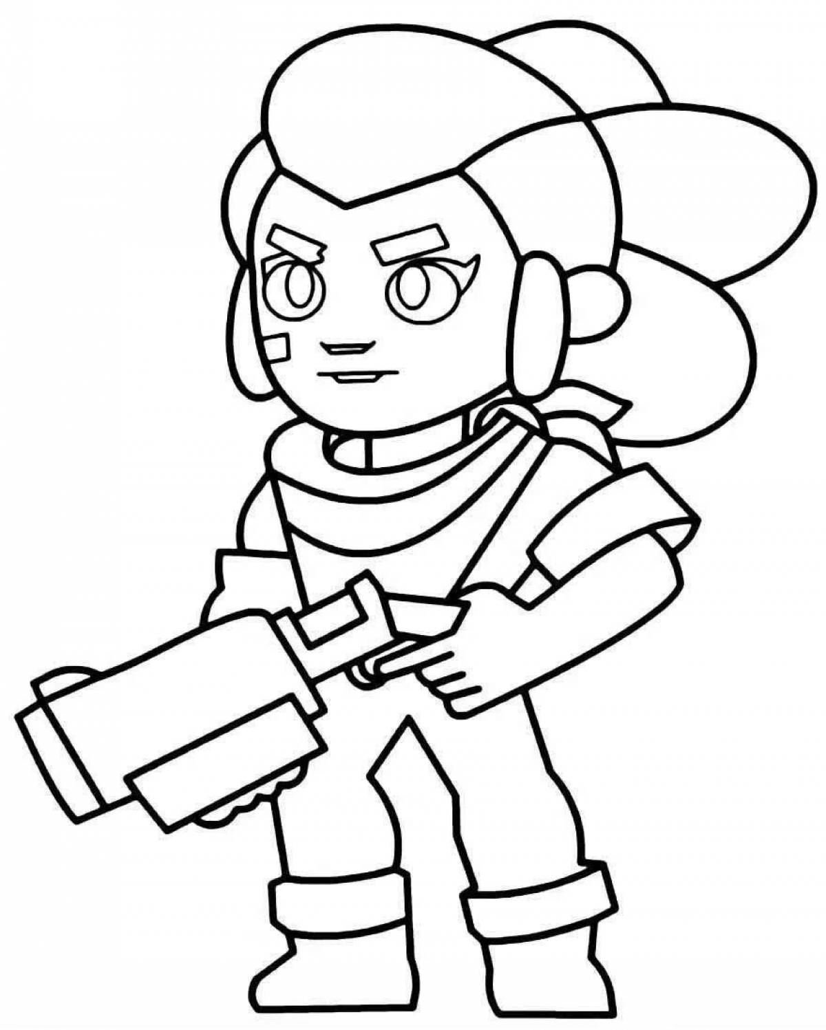 Cute Piper coloring page