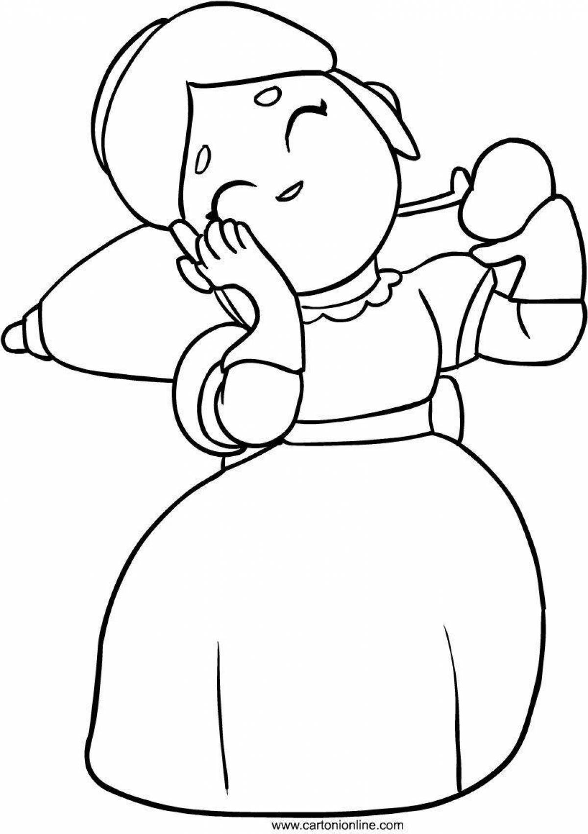 Exquisite Piper Coloring Page