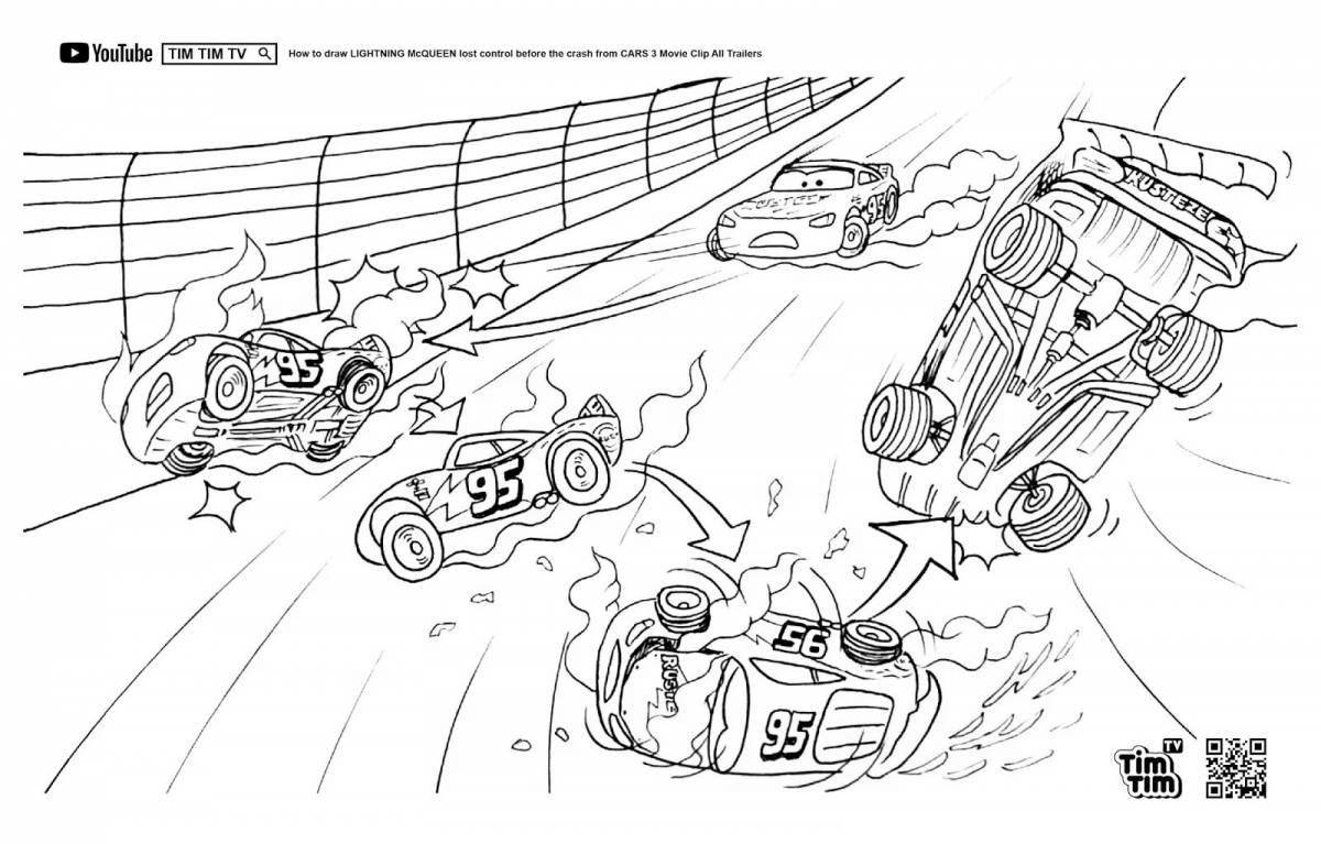 Accident Playful Coloring Page