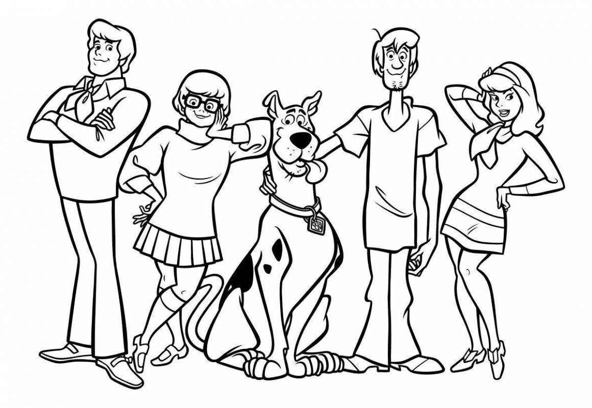 Shocking coloring pages of suspects