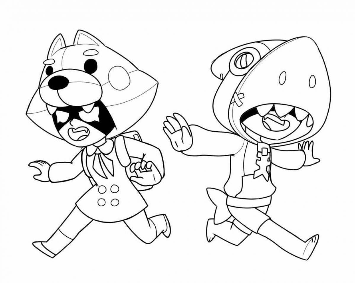 Exciting coloring pages of suspects