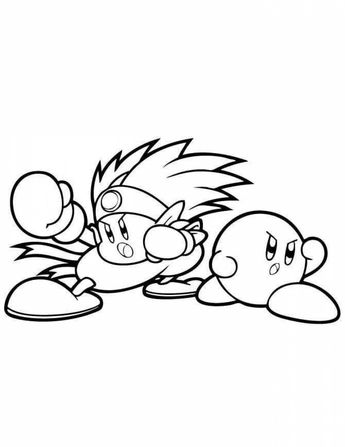 Kirby fun coloring