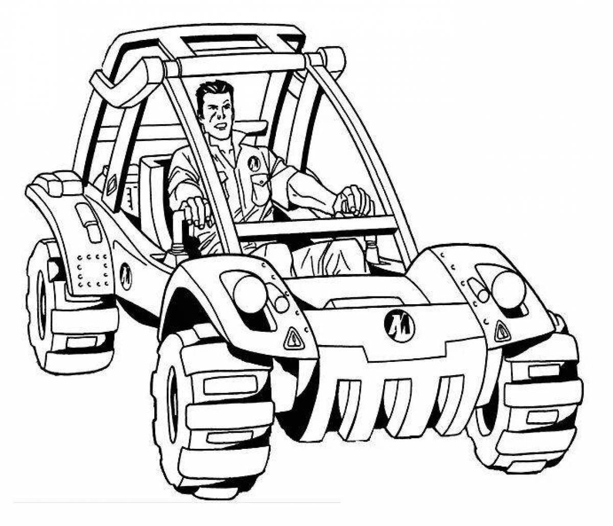 Раскраска Багги #3