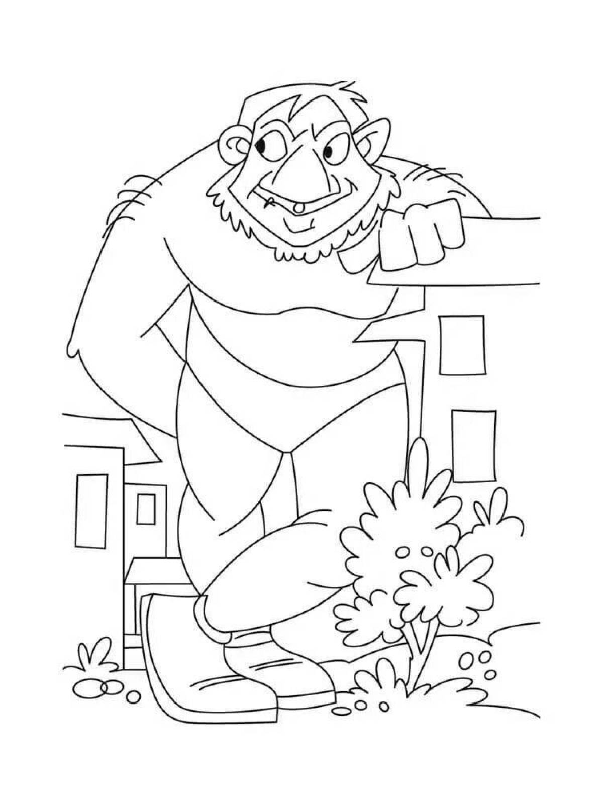 Luxury coloring page giant