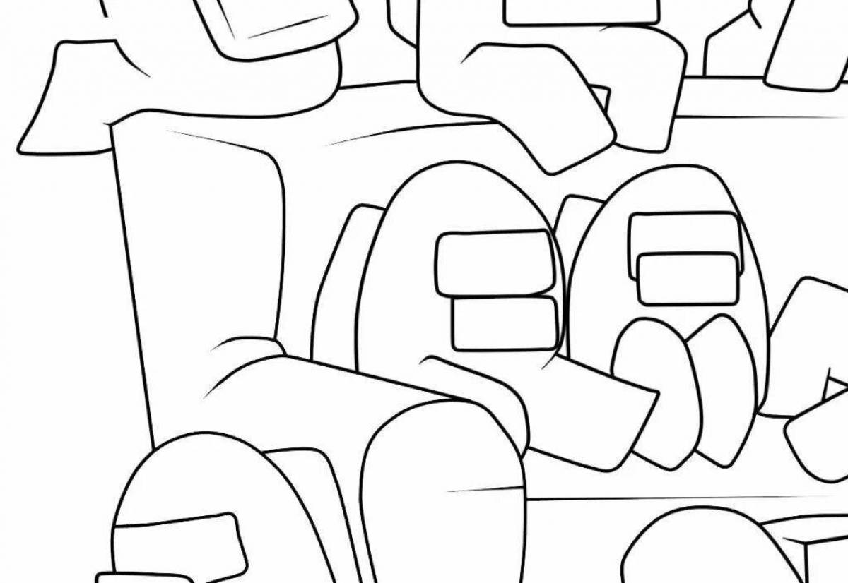 Sweet amancas coloring page