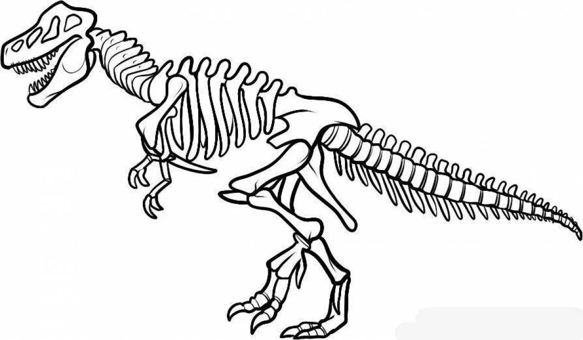 Скелет динозавра #1