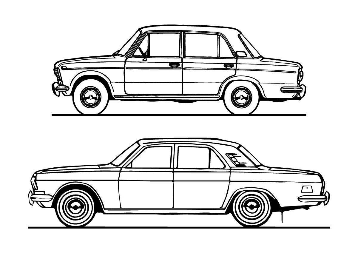 Playful coloring of vaz 2105