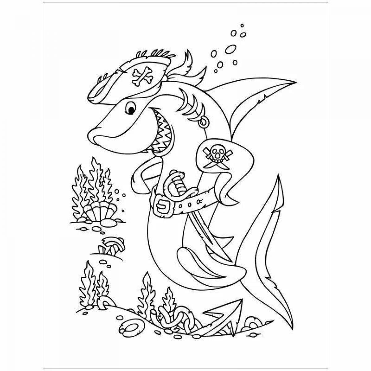 A3 playful coloring page