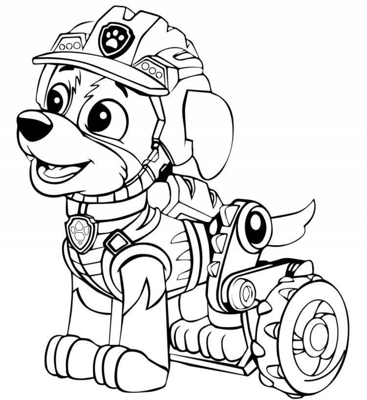Amazing Mega Racer coloring page