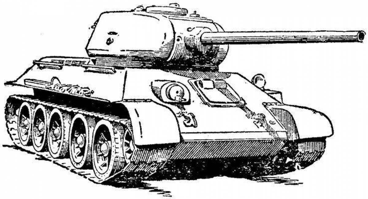 Coloring fine tanks of the ussr