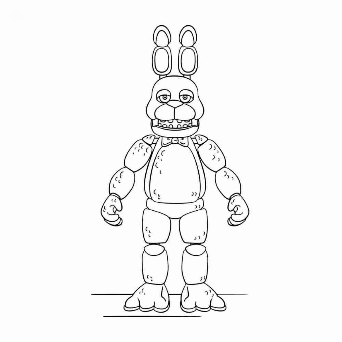 Flawless Bonnie Animatronic Coloring