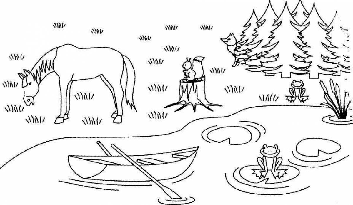 Раскраска Элегантная раскраска l-enhanced