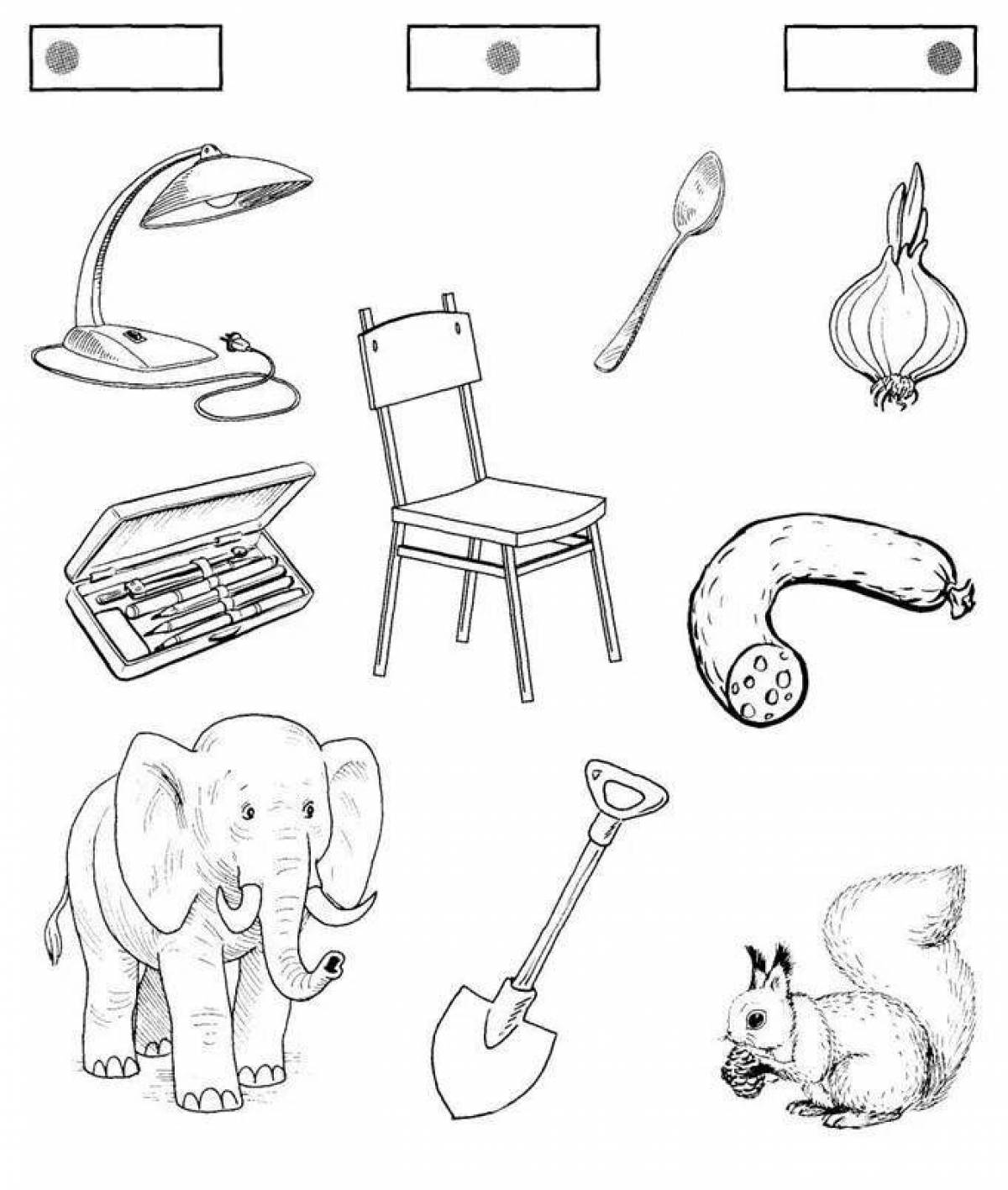 Creative speech therapy sound l coloring page