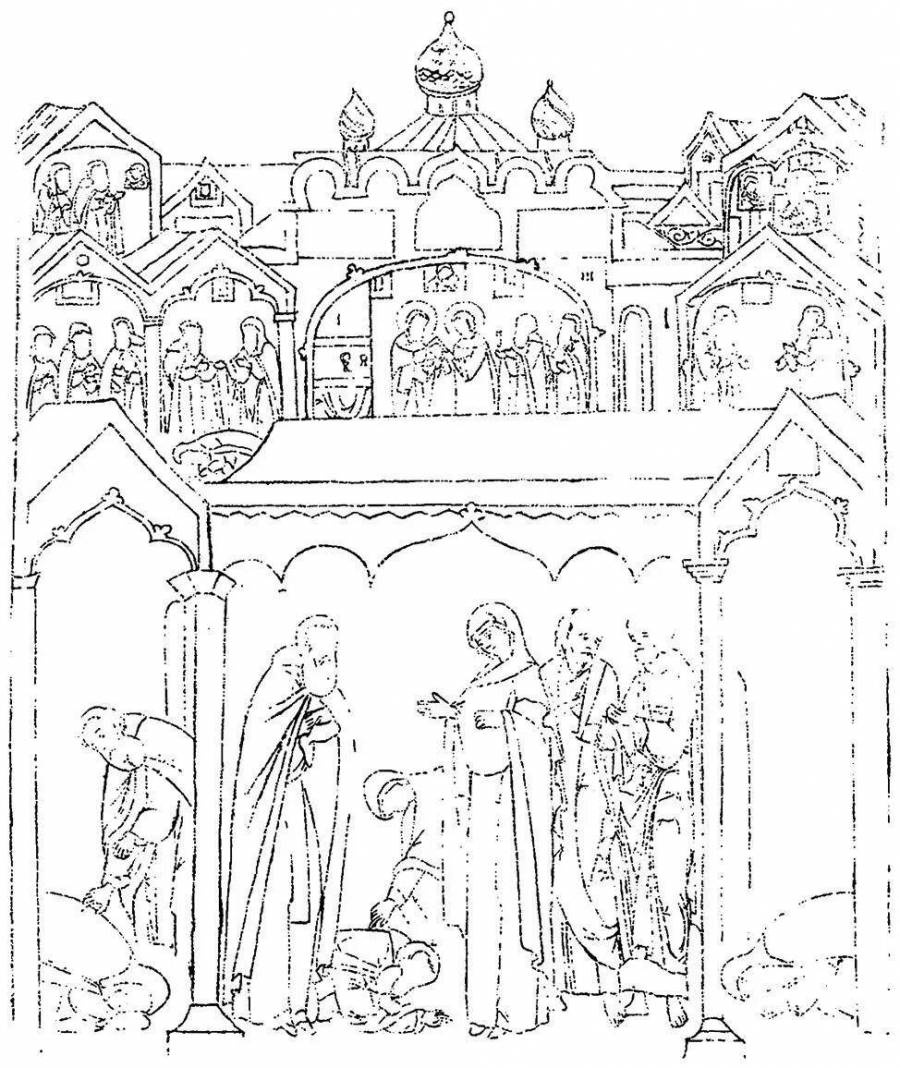 Крещение руси рисунок 3 класс