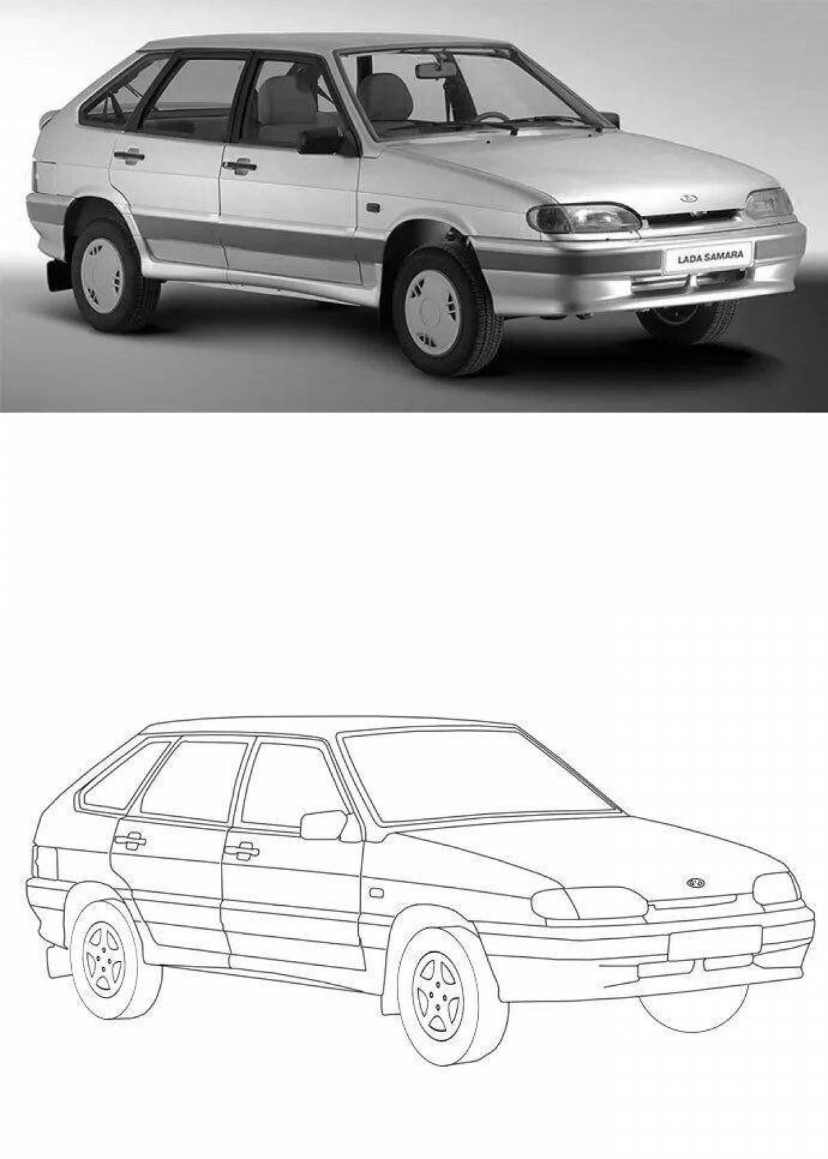 Ваз 2114 рисунок. Раскраска Лада 2114 Приора. Лада 2114 раскраска спереди. ВАЗ 2114 контур. Раскраска ВАЗ 2114 Лада Приора.