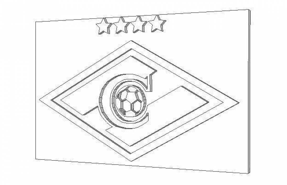 Как нарисовать эмблему спартака