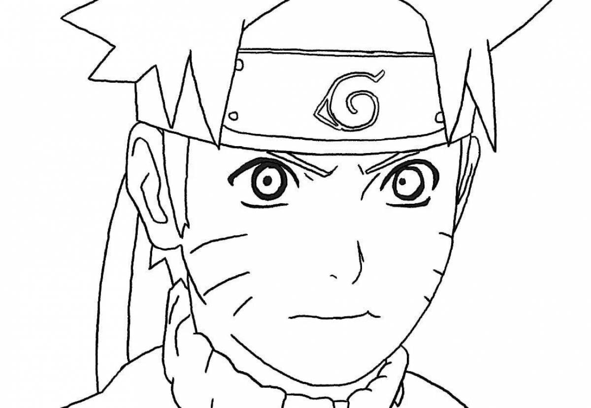 Fun coloring naruto by numbers