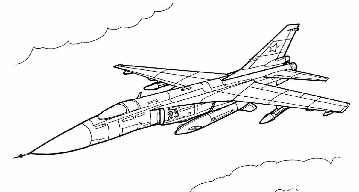 Adorable Russian military equipment coloring page