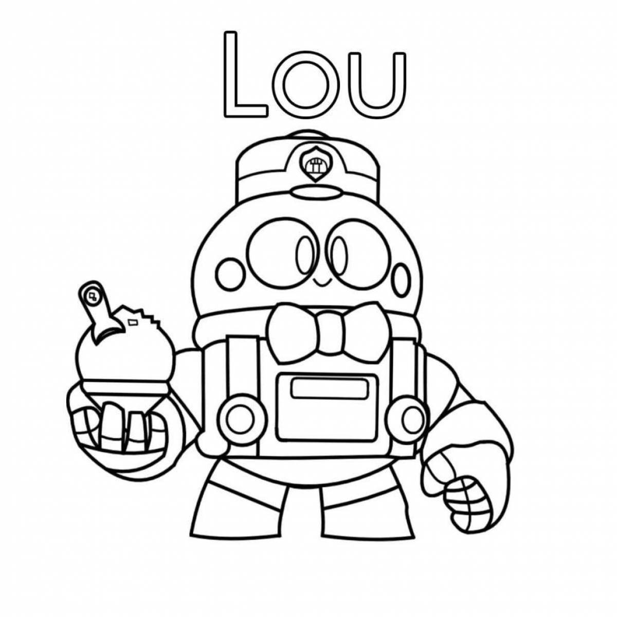 Brawl Stars Squeek Coloring Page