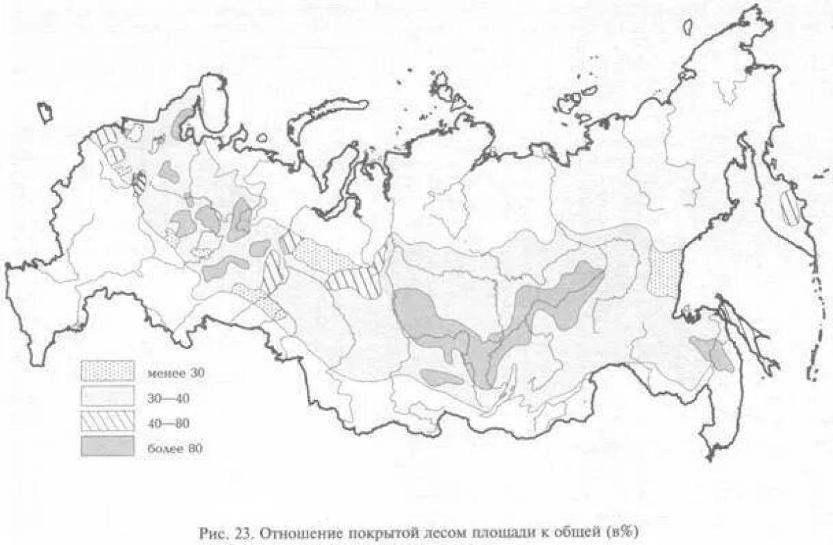 Идиллическая карта природных зон россии