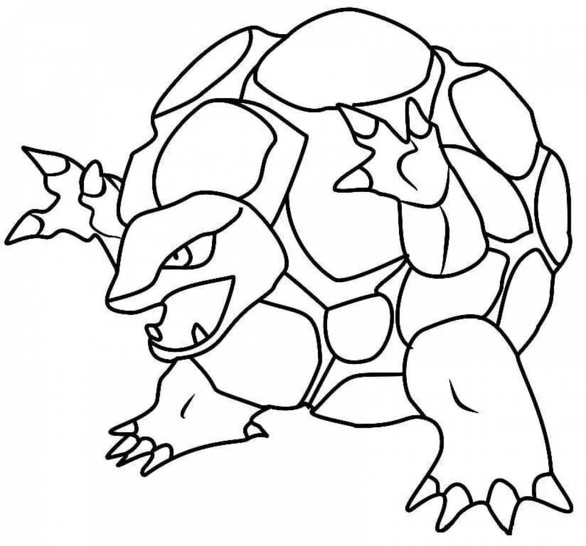 Great golem coloring page