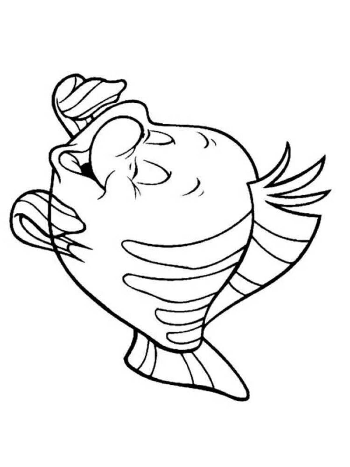 Coloring page festive float