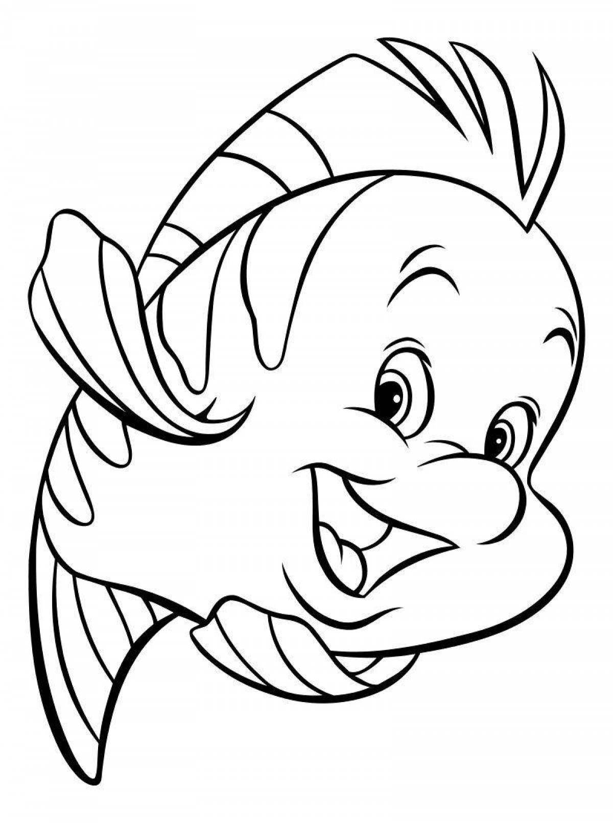 Color fervid floater coloring page