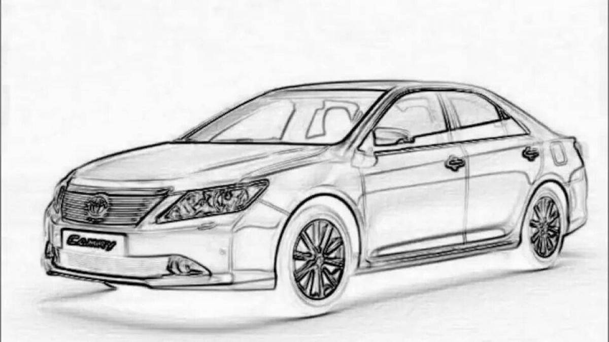 Colouring charming camry