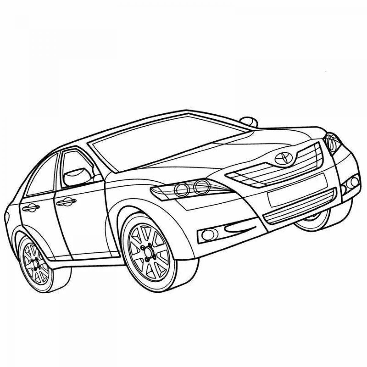 Coloring energetic camry