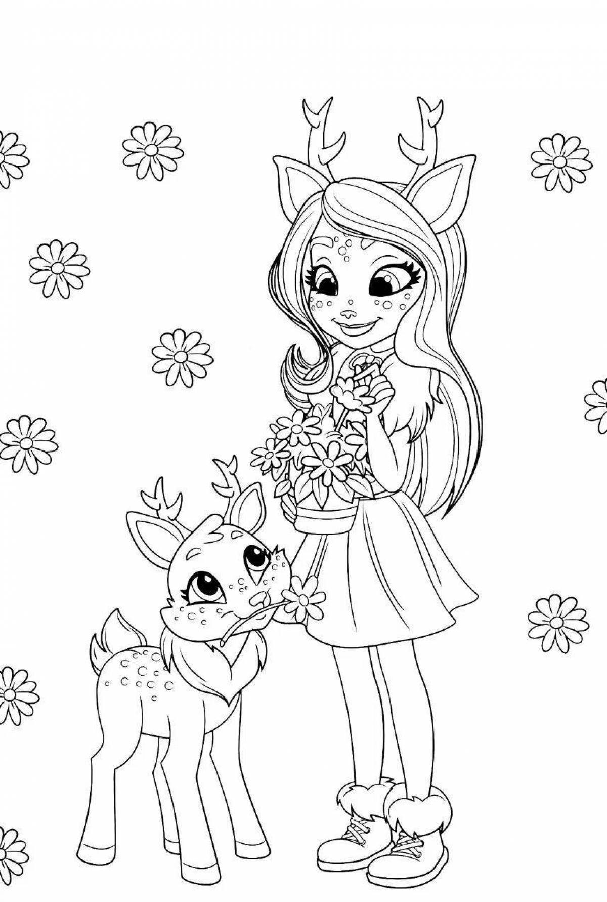 Photo Felicity bright coloring page