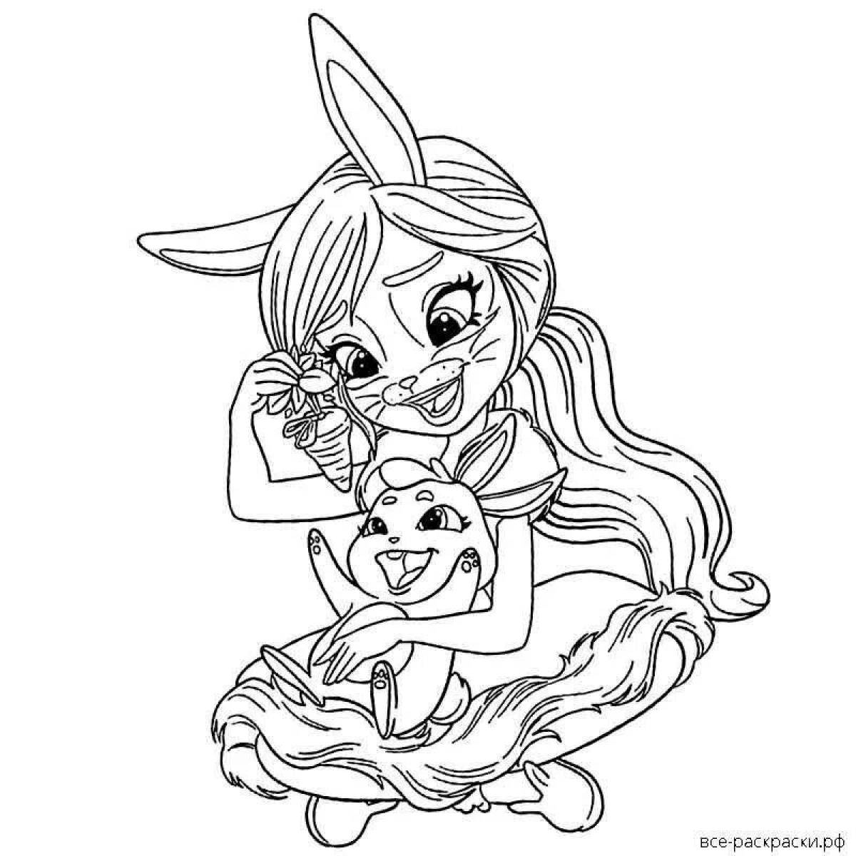 Photo Felicity's amazing coloring page