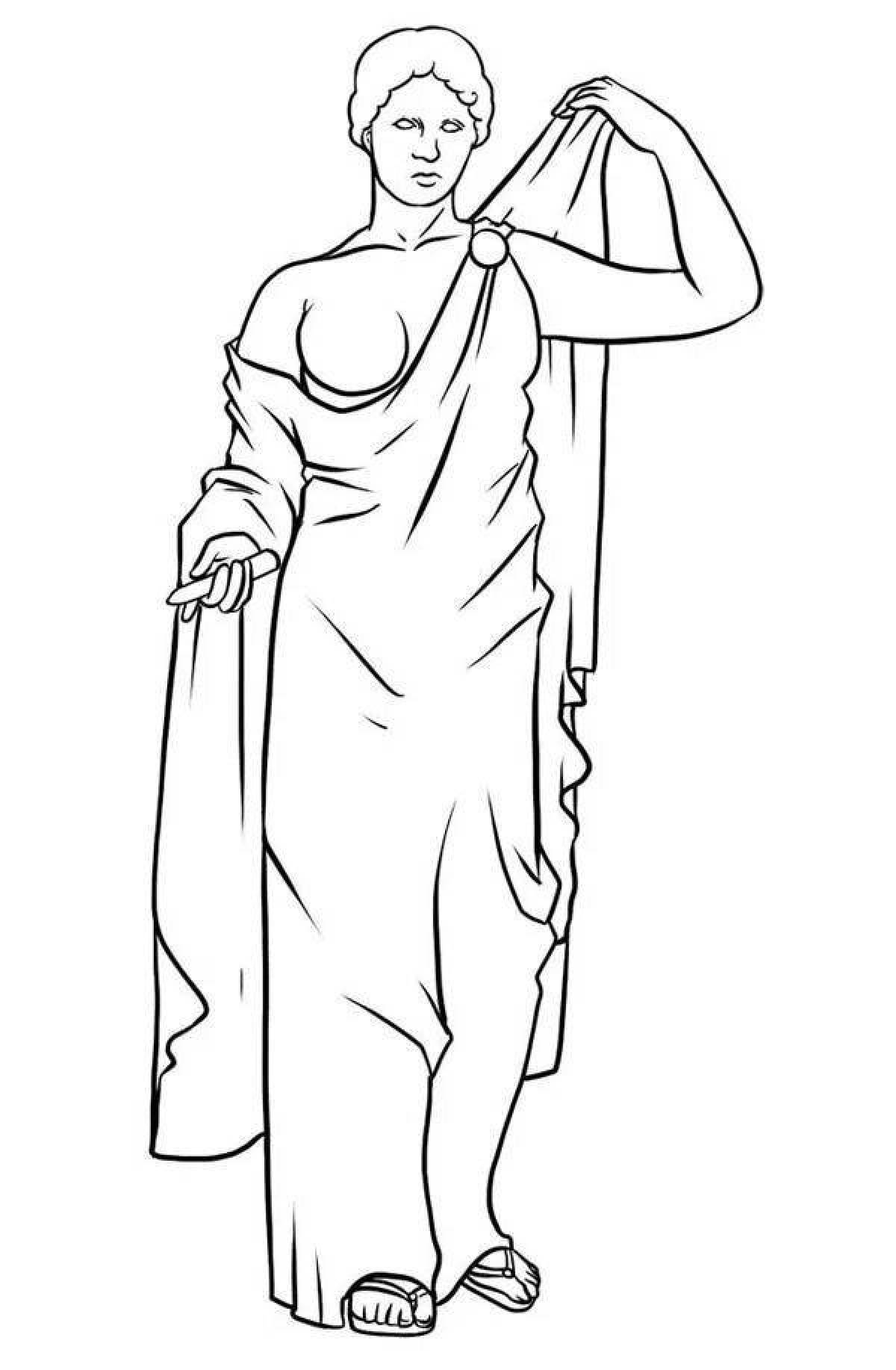 Фигура древнегреческого человека