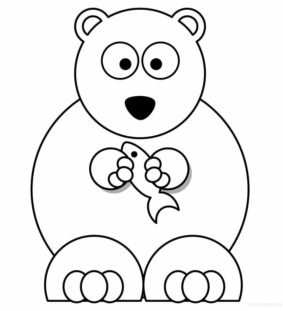 Playful gummy bears coloring page