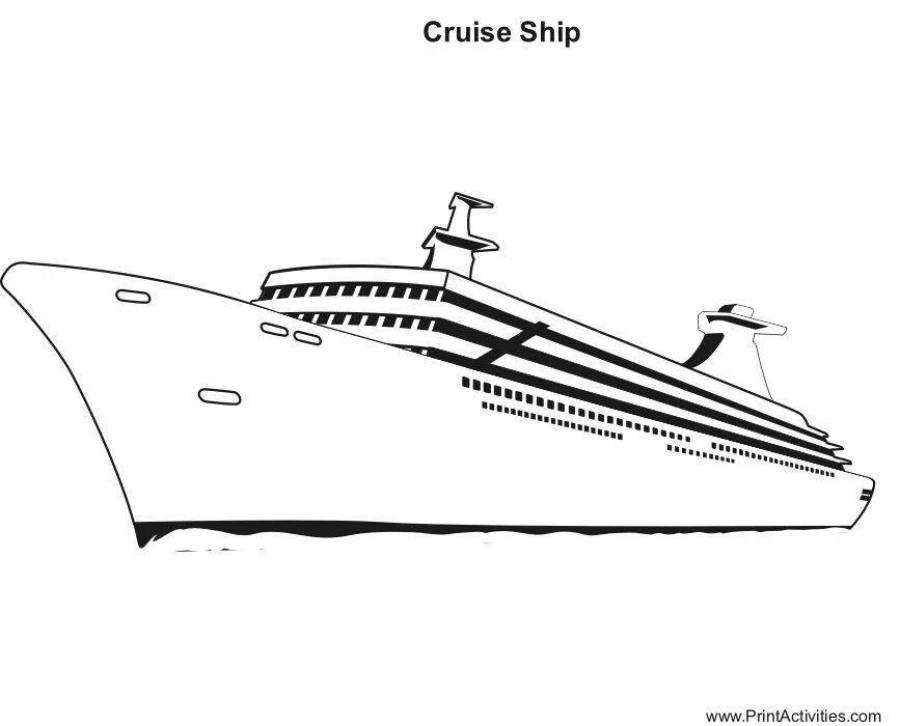 Пассажирское судно рисунок 1 класс