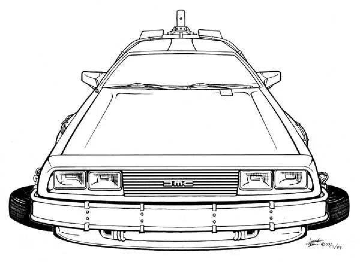 делориан из назад в будущее гта 5 фото 67