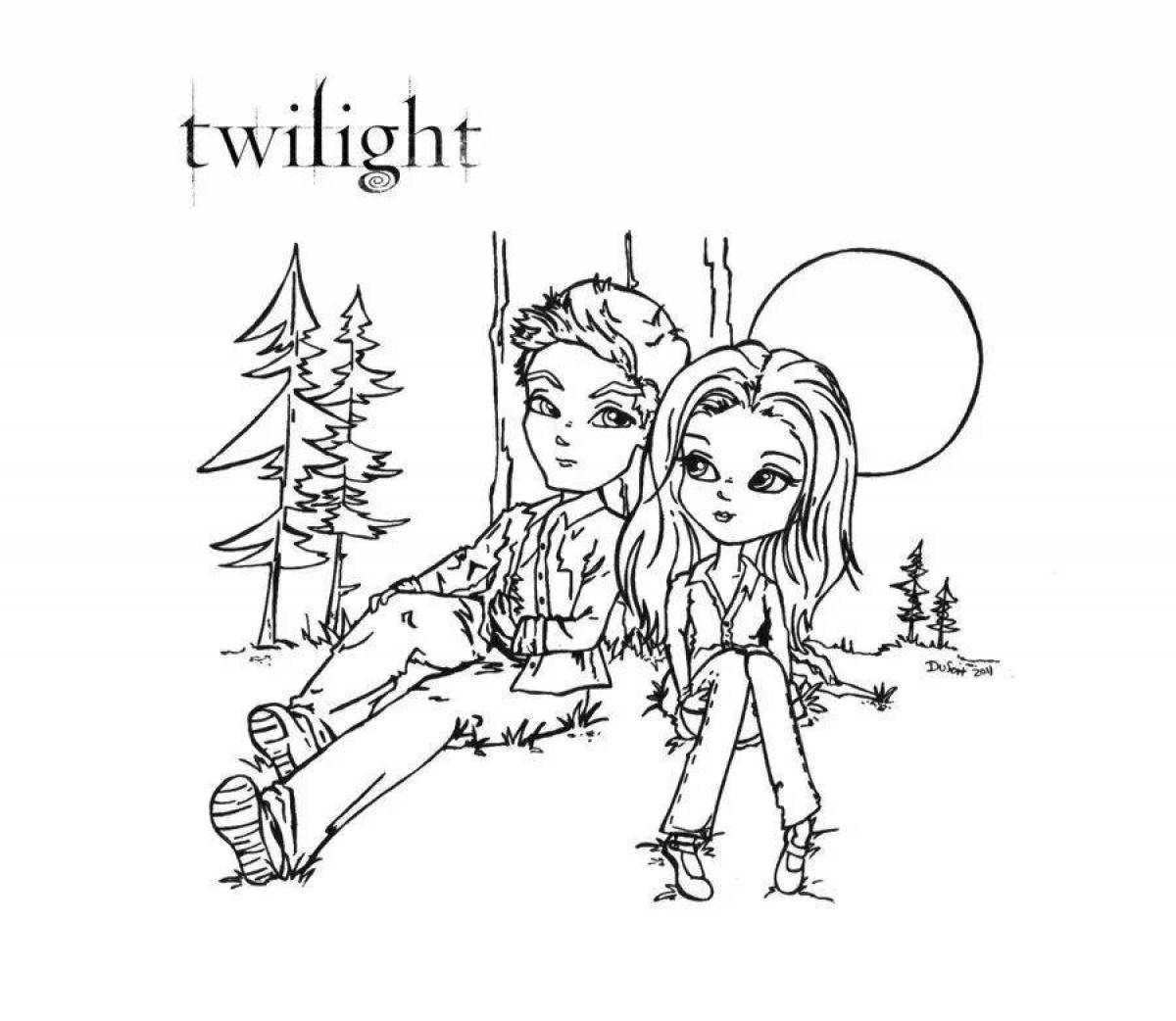 Twilight fun coloring game