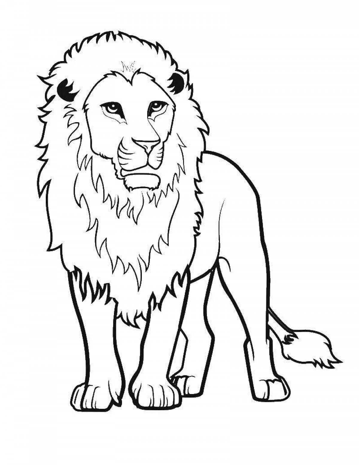 Drawing lion #9
