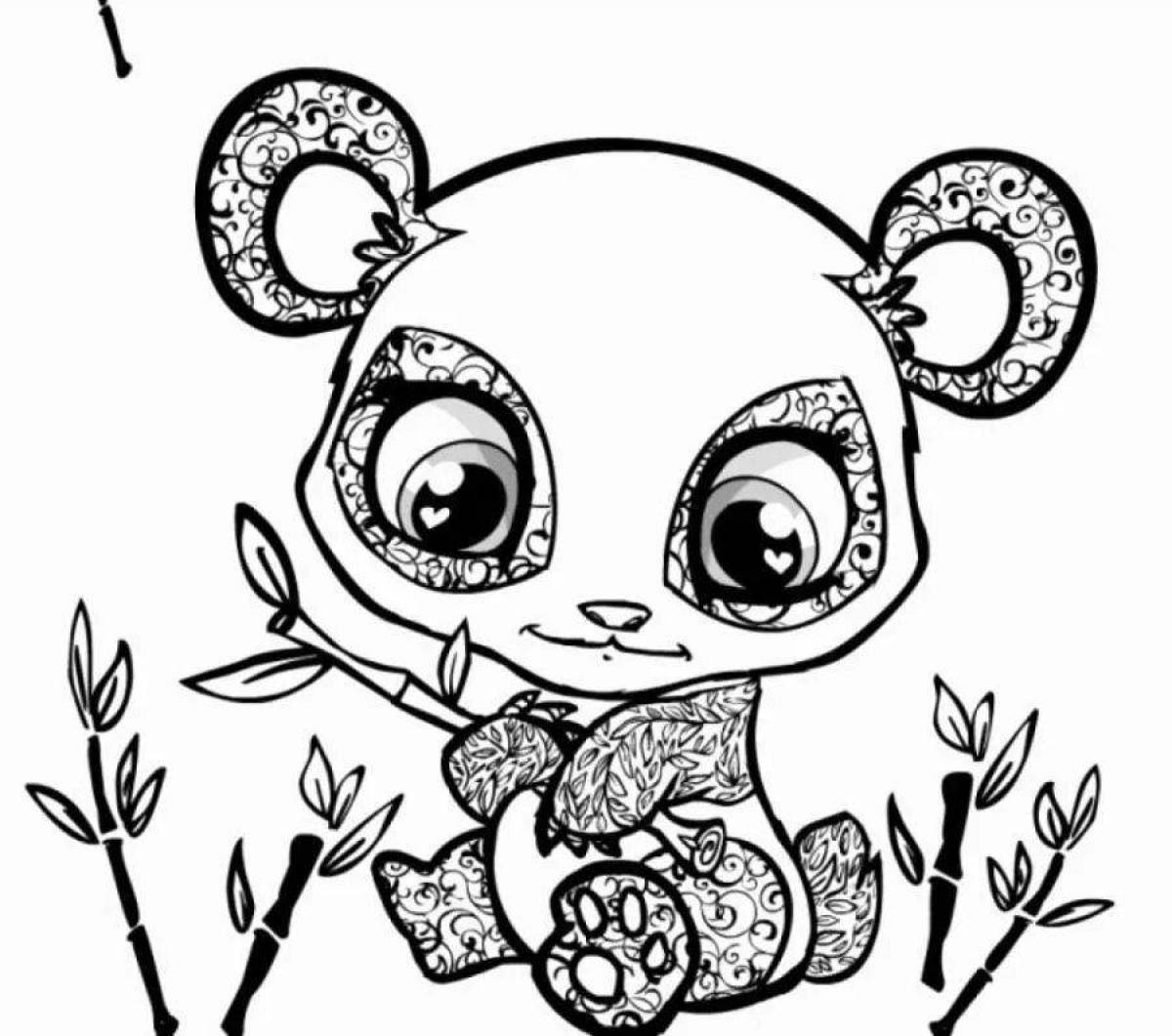 Jeweled pet coloring pages
