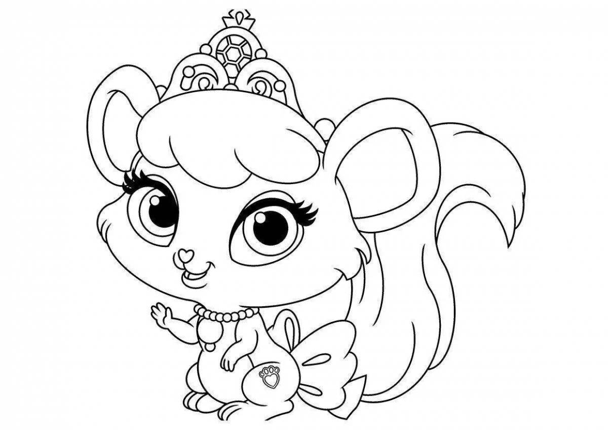 Cute and cuddly pet coloring pages