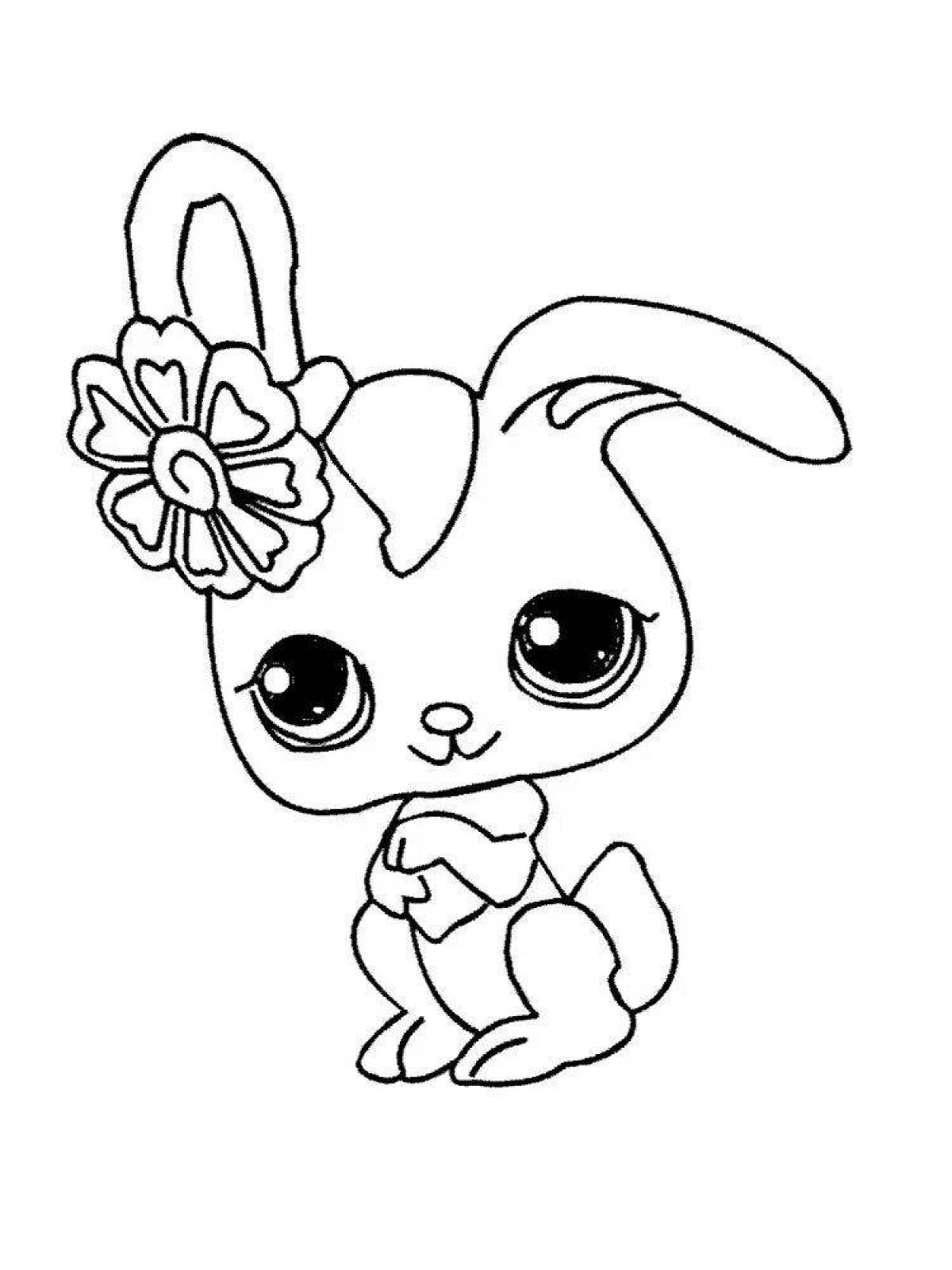 Soft and fun pet coloring pages