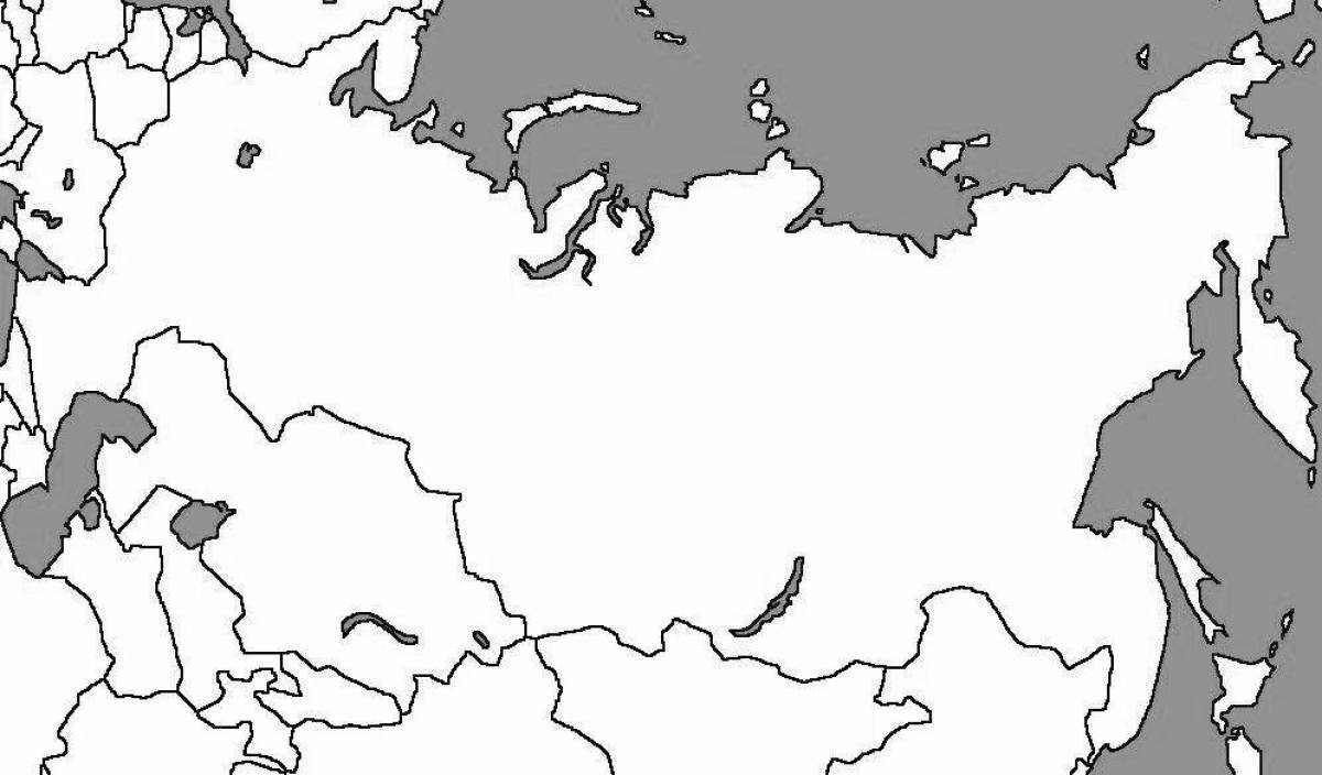 Majestic ussr map coloring book