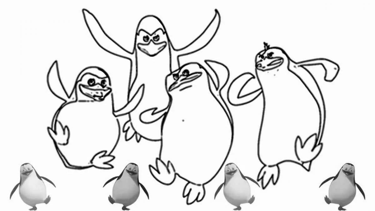 Энергичные пингвины с мадагаскара
