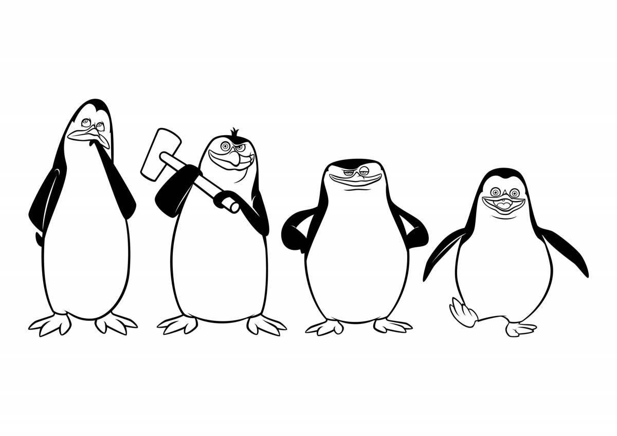 Экзотические пингвины с мадагаскара