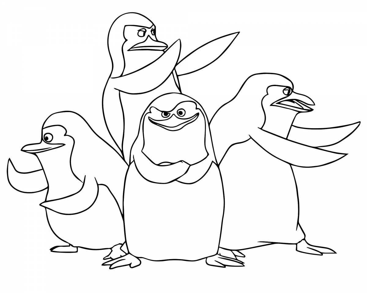 Остроумные пингвины с мадагаскара