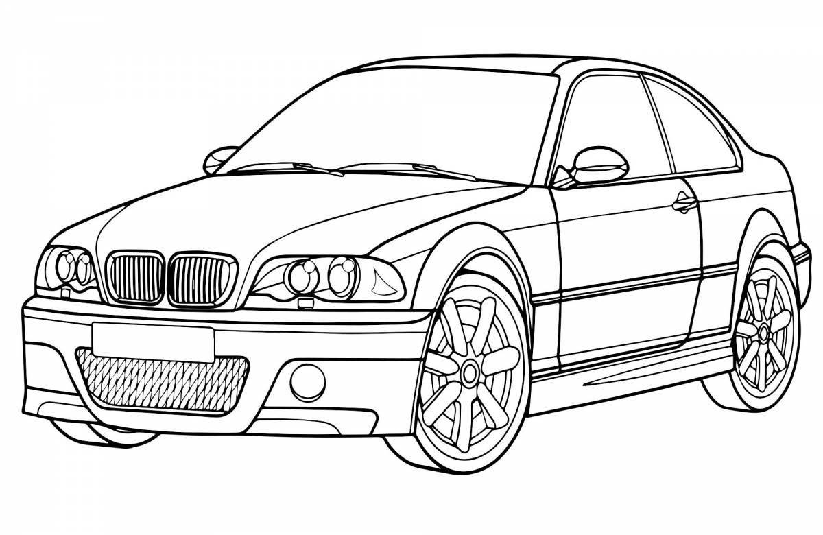 Perfect bmw coloring for boys