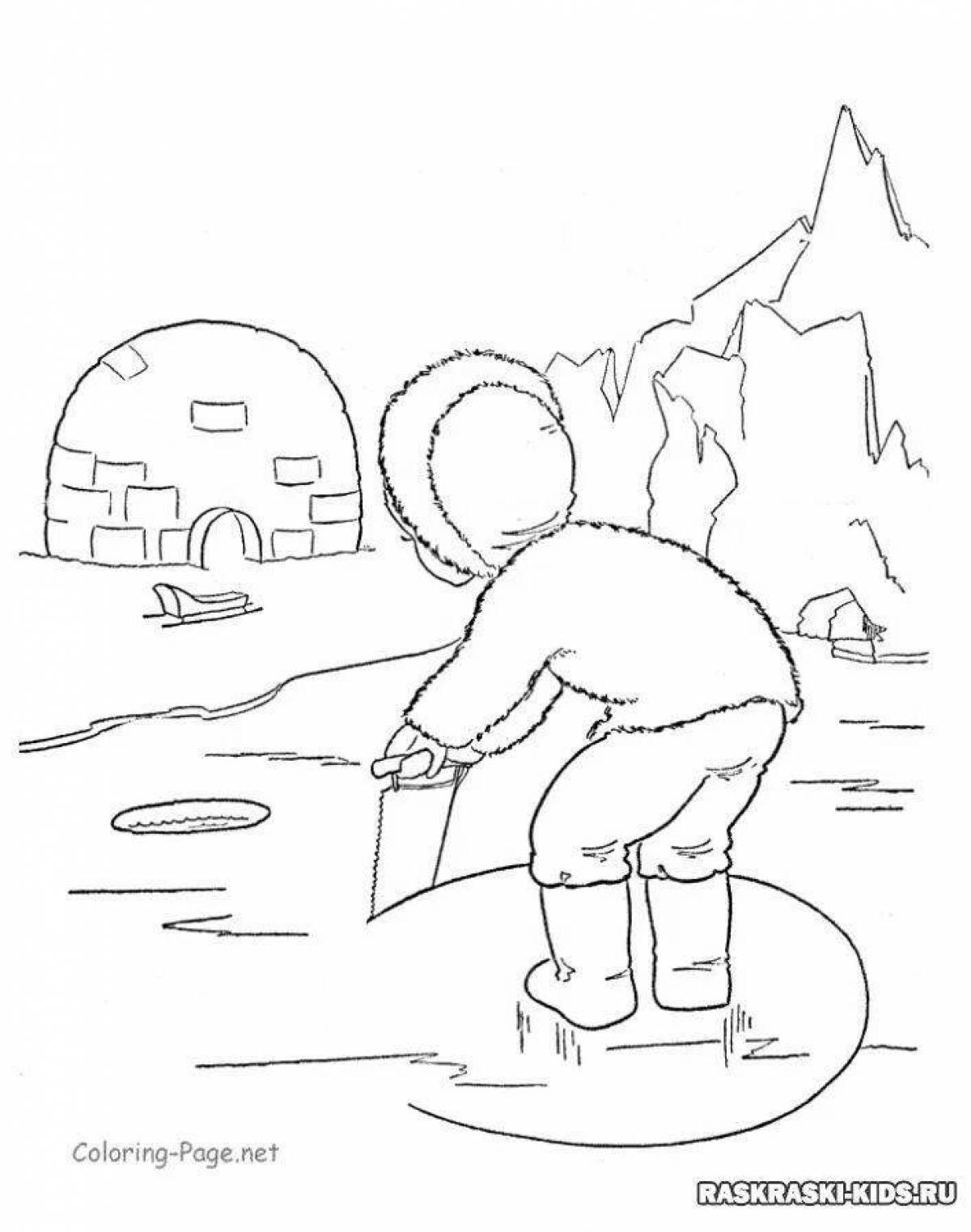 Soulful Ice Safety Coloring Page