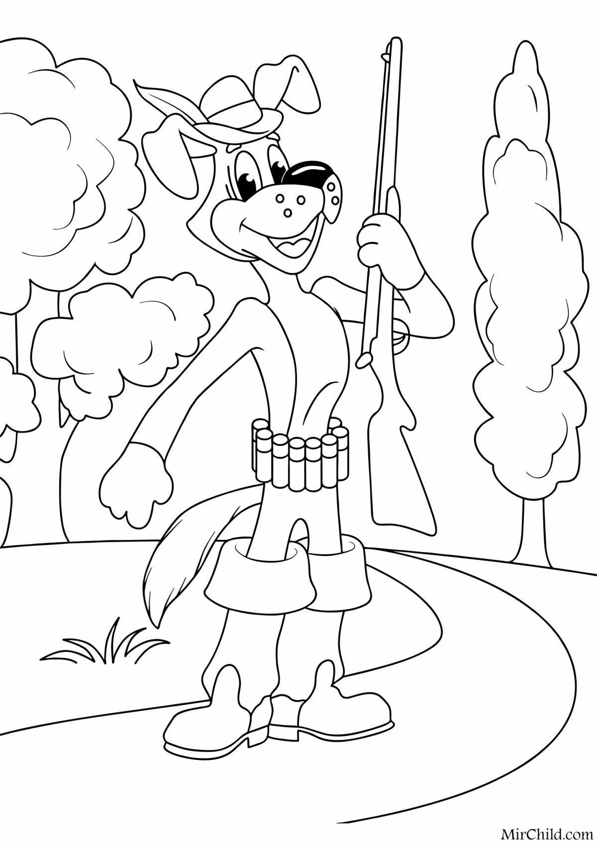 Exciting buttermilk coloring page