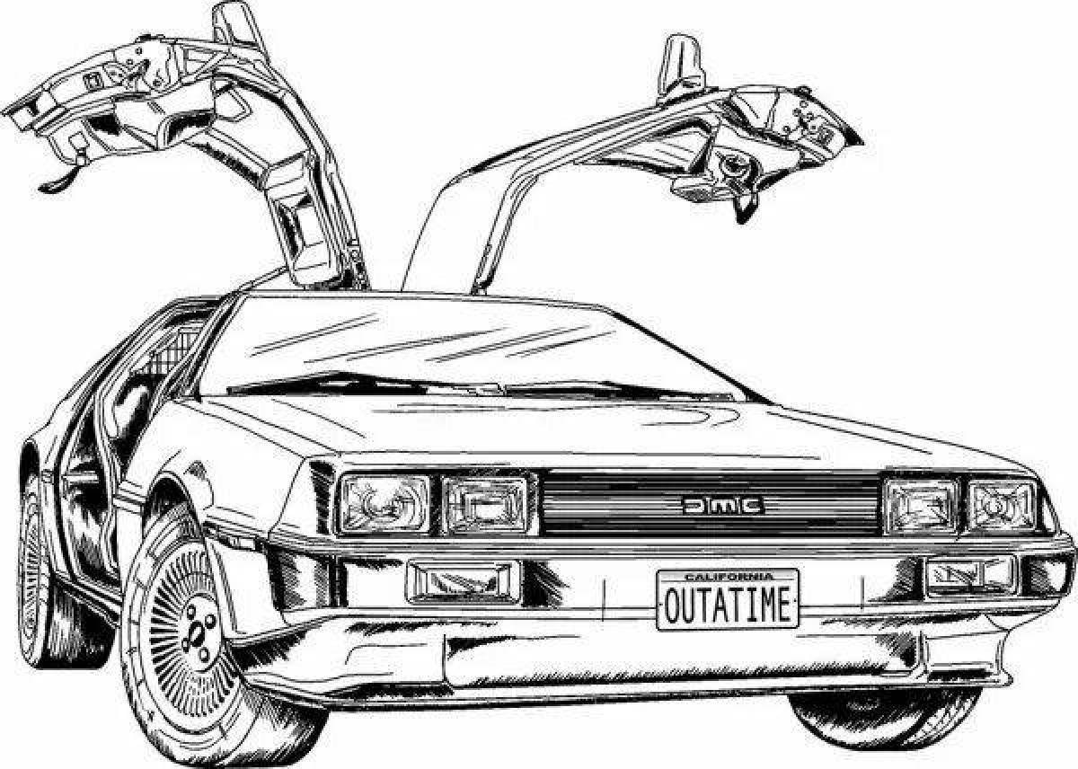 Great back to the future coloring book