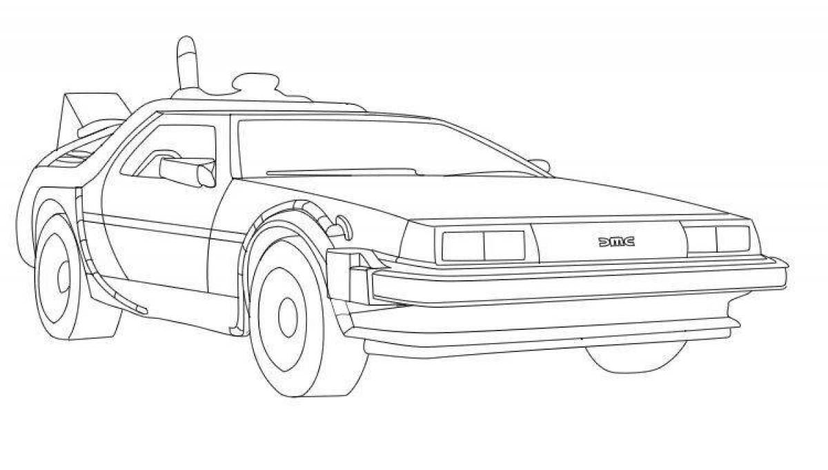 Fantastic back to the future coloring book