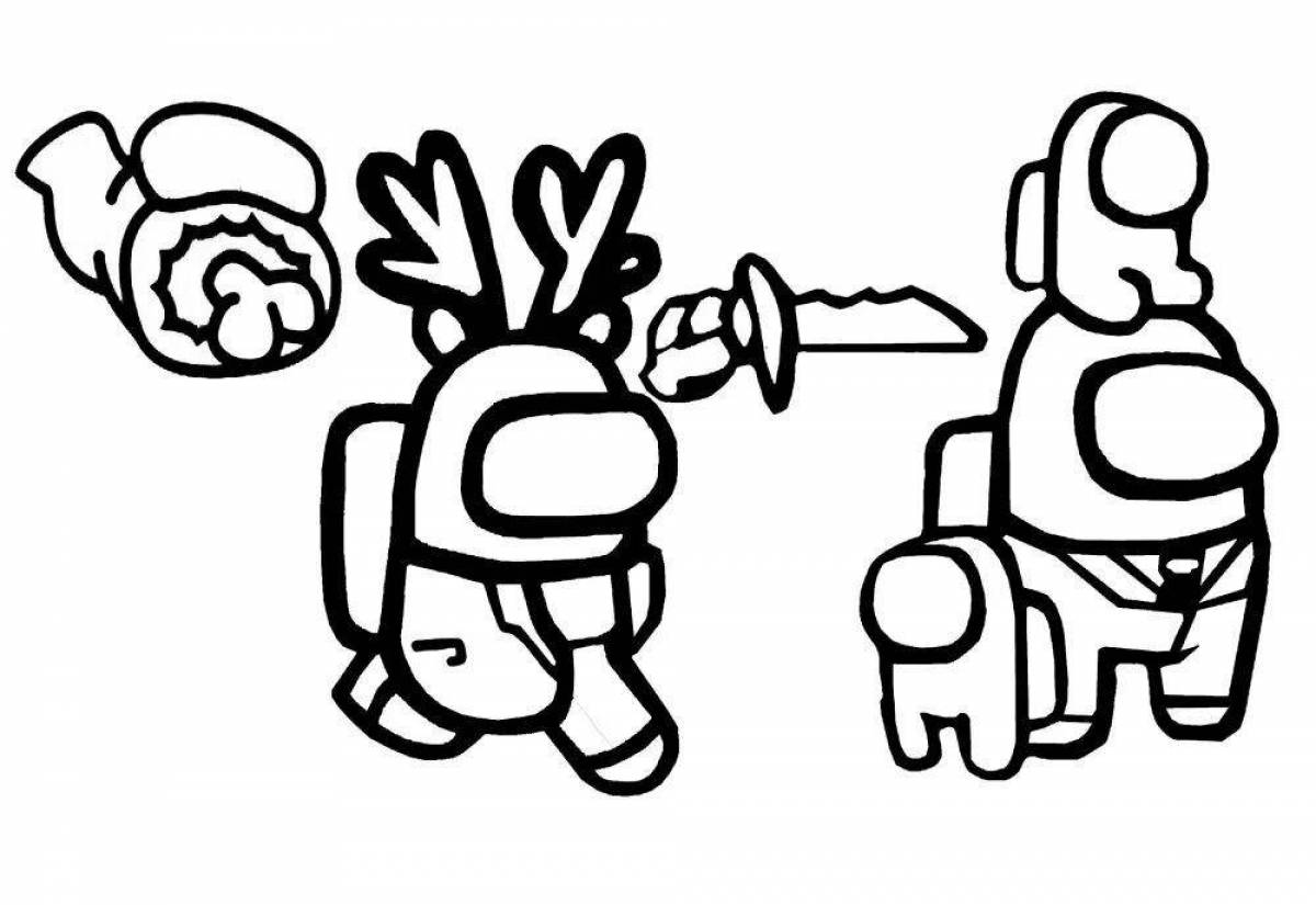 Spooky ace zombie coloring book